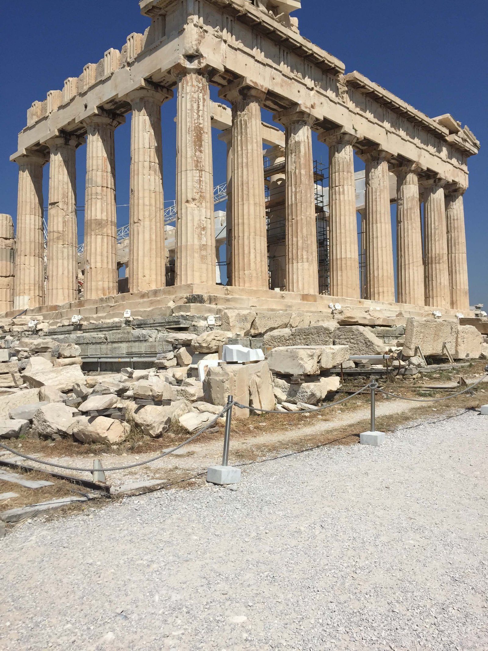 The Parthenon on the Acropolis, Athens Greece