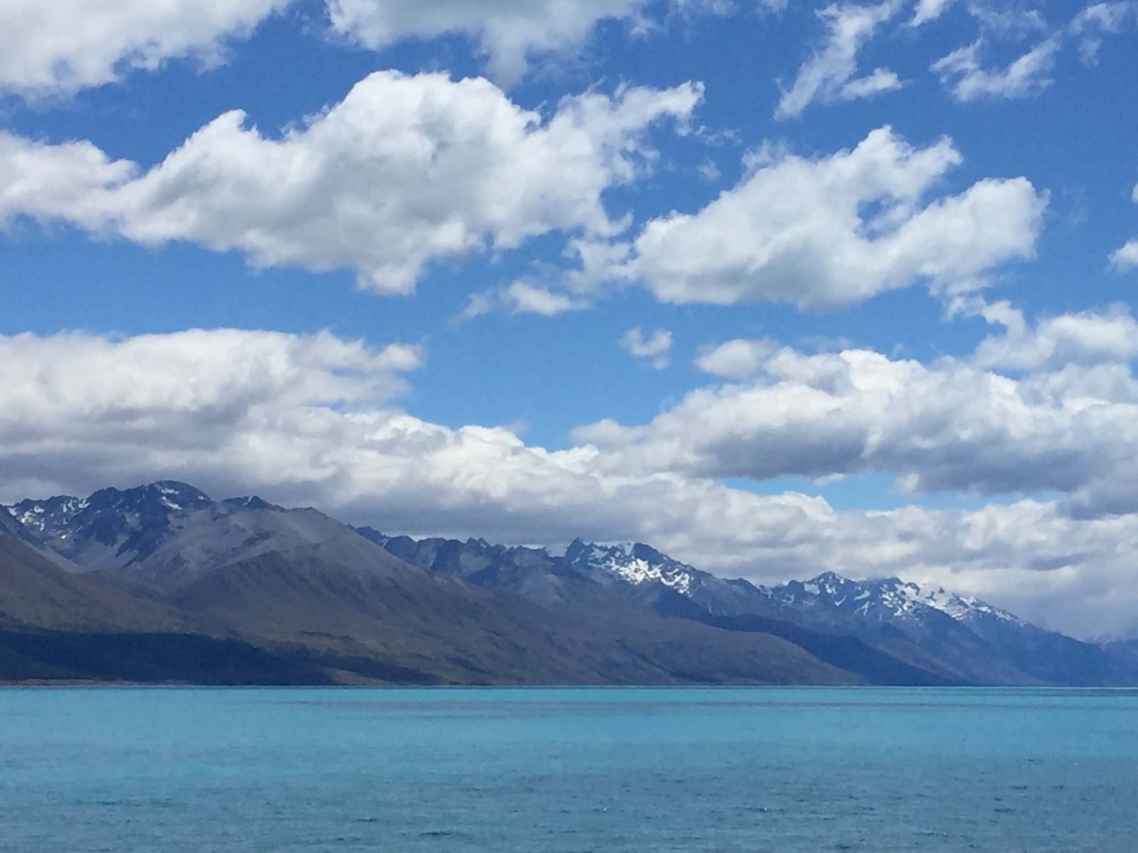 New Zealand Southern Alps — glacial lake